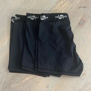 Bundle of 3 Procadmus Black Spandex
